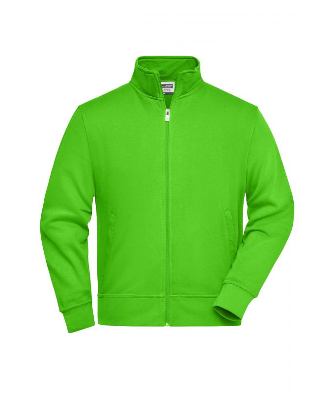 JN836 Workwear Sweatjacke – lime-green – Daiber