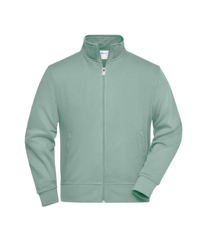 JN836 Workwear Sweatjacke – foggy-green – Daiber