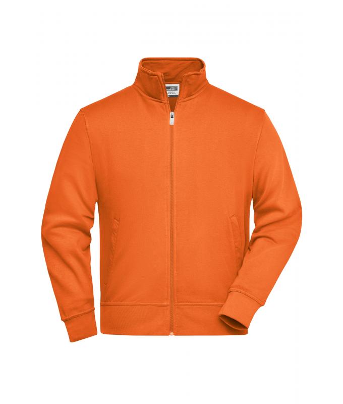 JN836 Workwear Sweatjacke – orange – Daiber