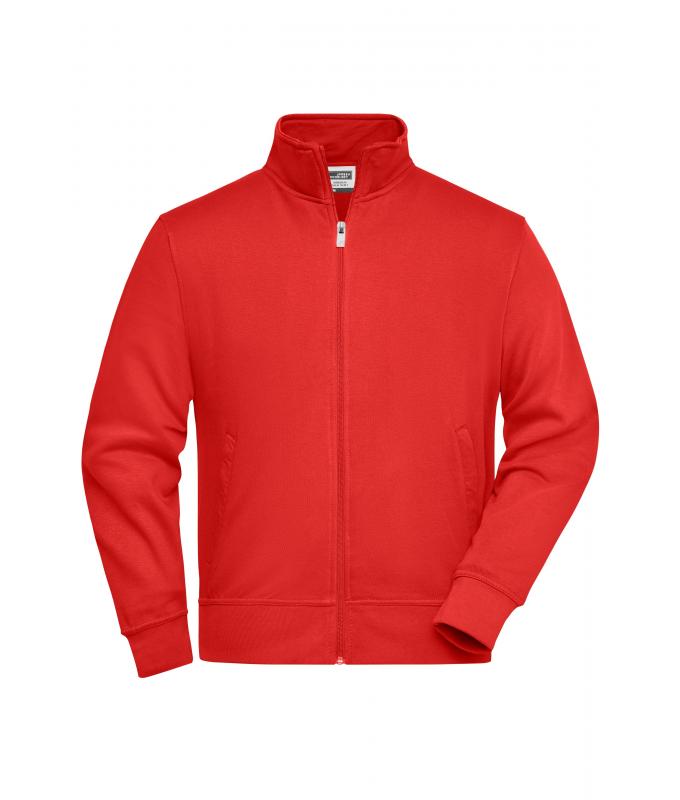 JN836 Workwear Sweatjacke – red – Daiber