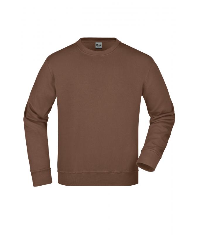 JN840 Workwear Sweatshirt – brown – Daiber