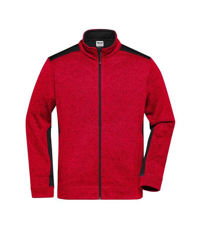 JN862 – red-melange/black – James & Nicholson