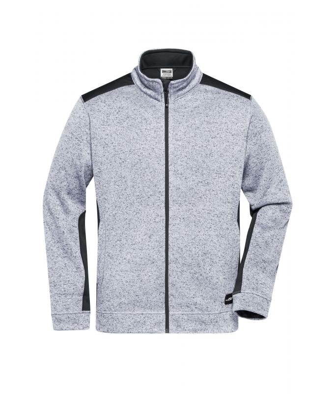 JN862 – white-melange/carbon – James & Nicholson