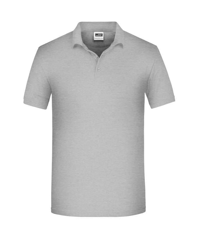 JN874 Workwear Polo Herren – Grey Heather – James & Nicholson