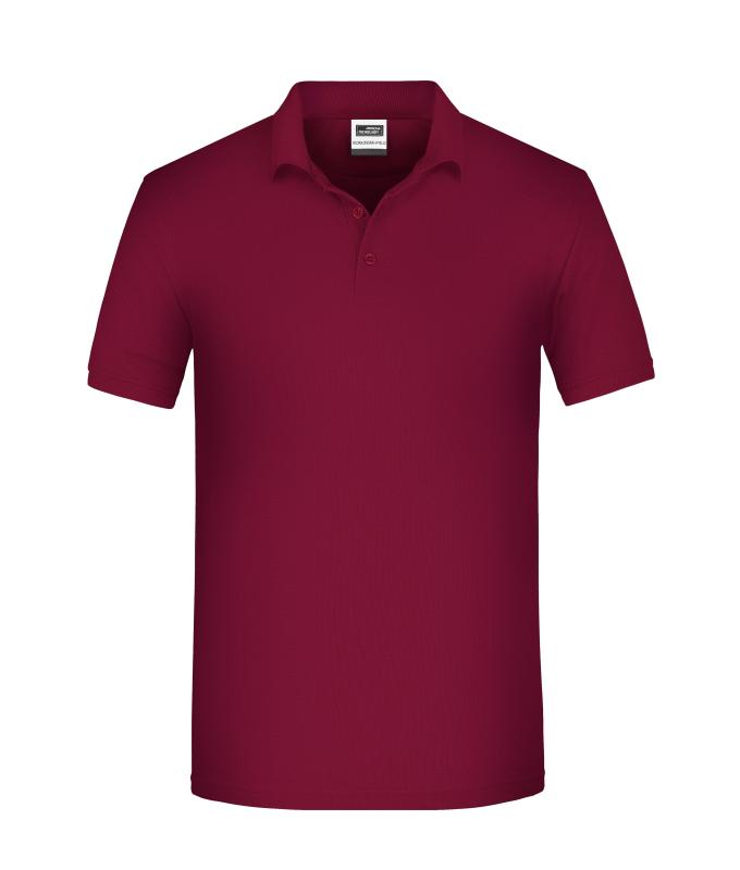 JN874 Workwear Polo Herren – wine – Daiber