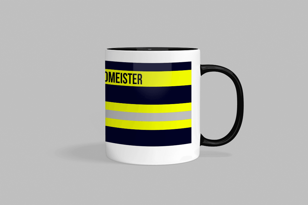 Feuerwehr-Tasse ’Kreisbrandmeister’ - Schwarz - Tasse