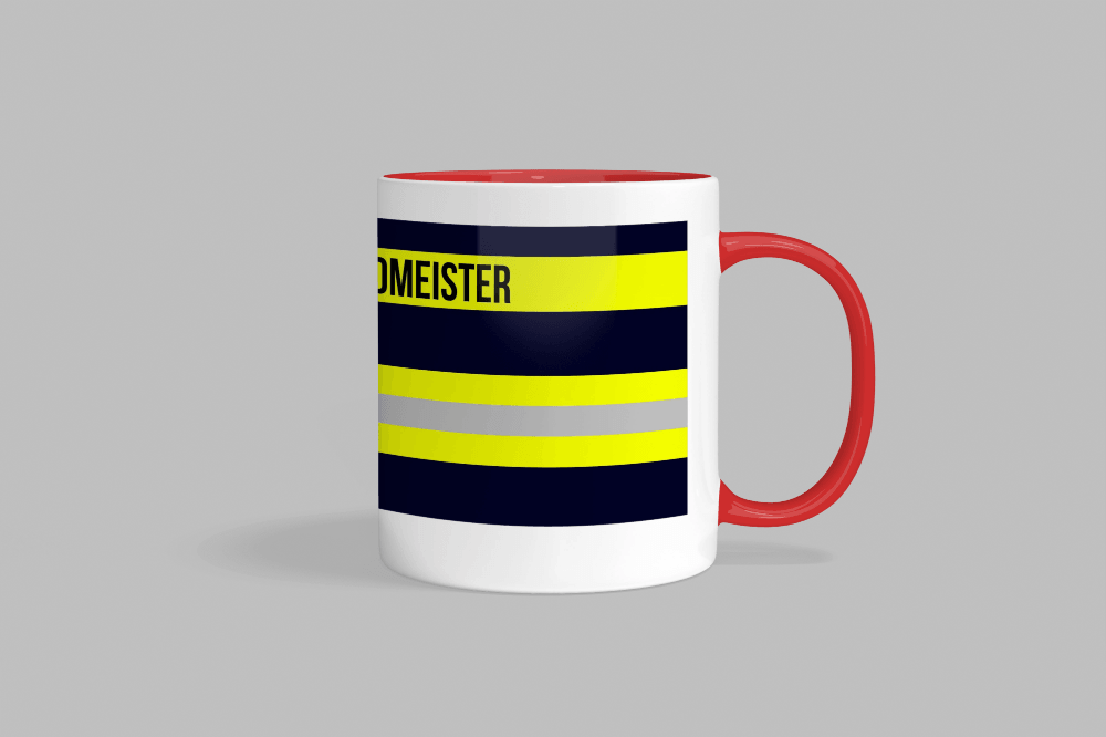 Feuerwehr-Tasse ’Kreisbrandmeister’ - Rot - Tasse