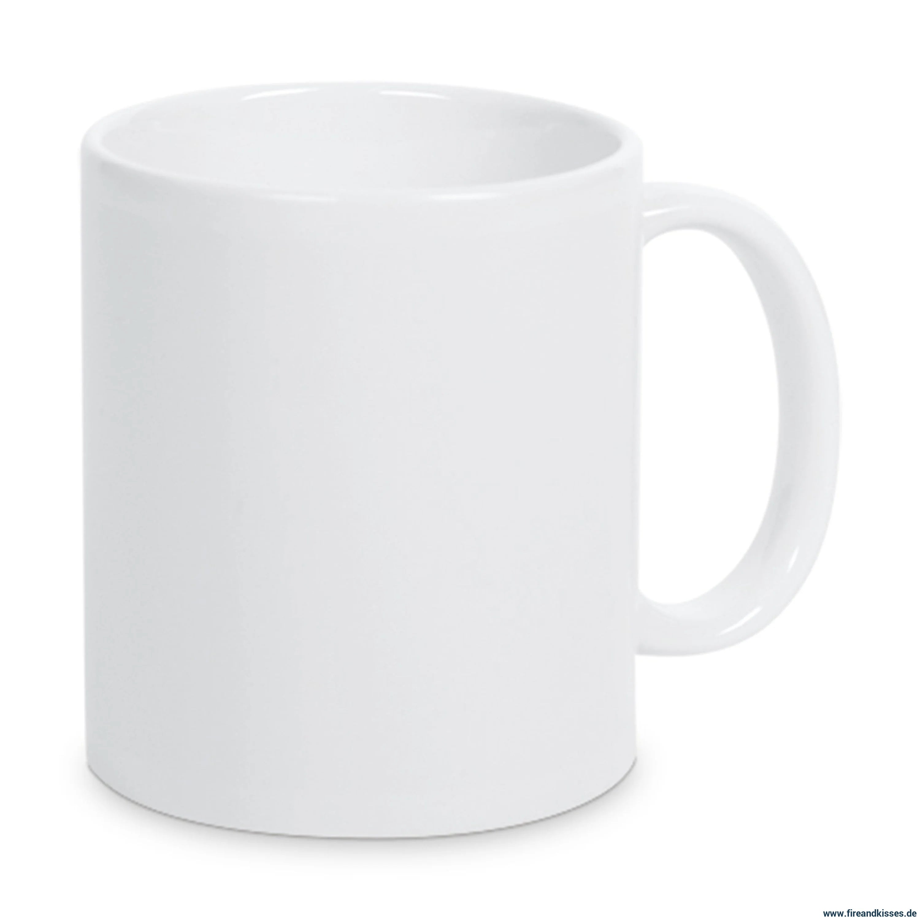 Keramiktasse 11oz feuerwehr - weiß-glänzend (12 stück) - tassen & becher | für feuerwehrfeste jubiläen