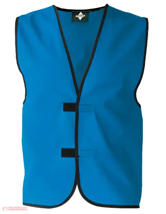 Korntex Einfache Funktionsweste – individuell bedruckbar blau