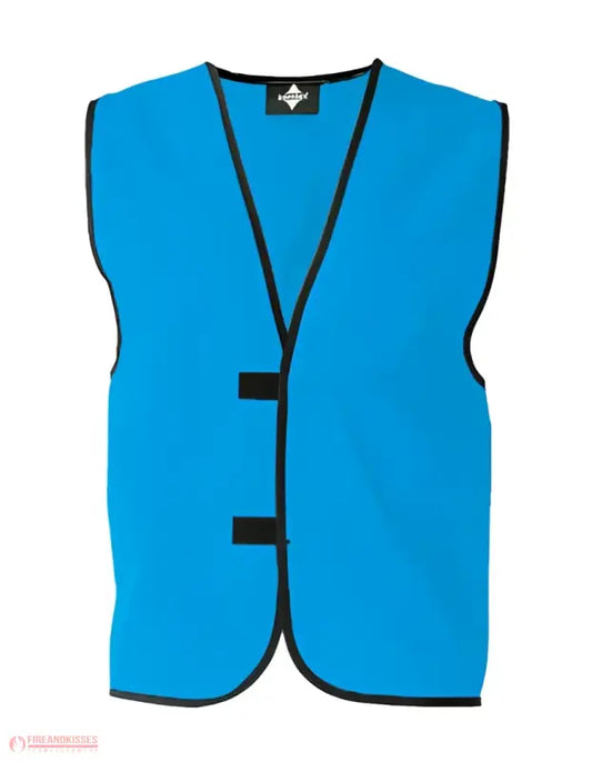 Korntex Einfache Funktionsweste – individuell bedruckbar Himmelblau