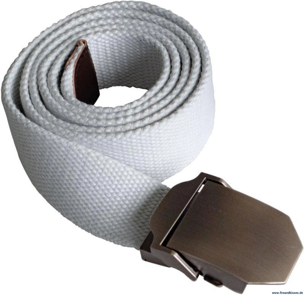 Korntex workwear gürtel „zürich“ – perfekt für feuerwehr-dienstkleidung - weiß - workwear gürtel „zürich“ perfekt