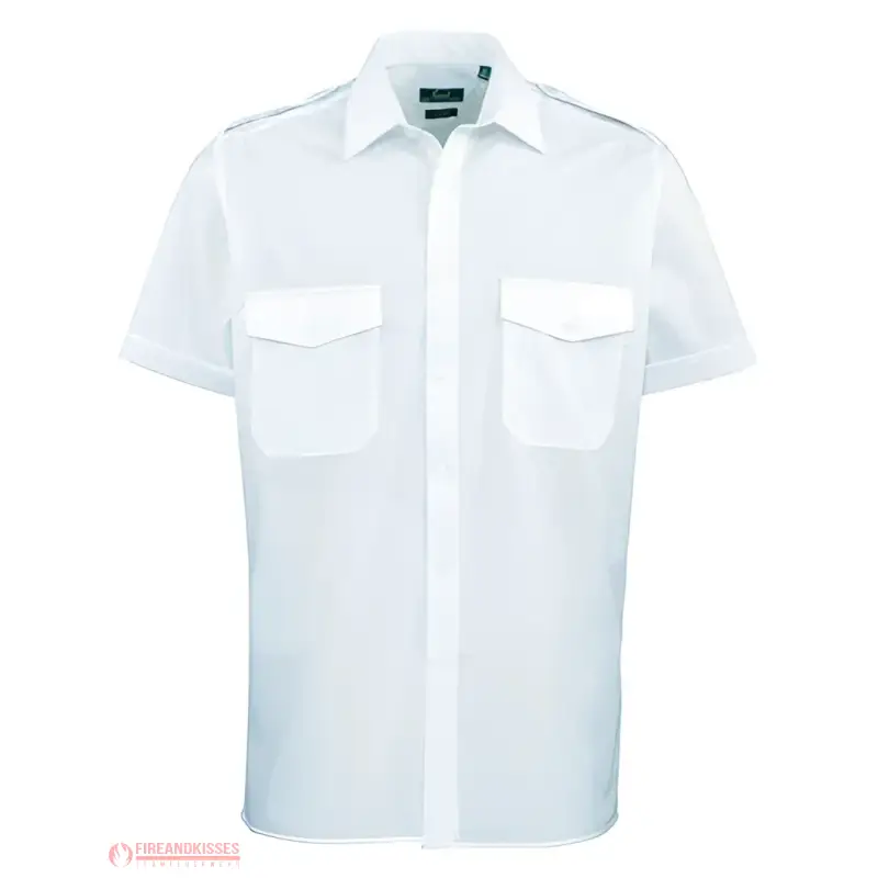 Kurzarm-Feuerwehrhemd Light Blue – Funktion trifft Stil