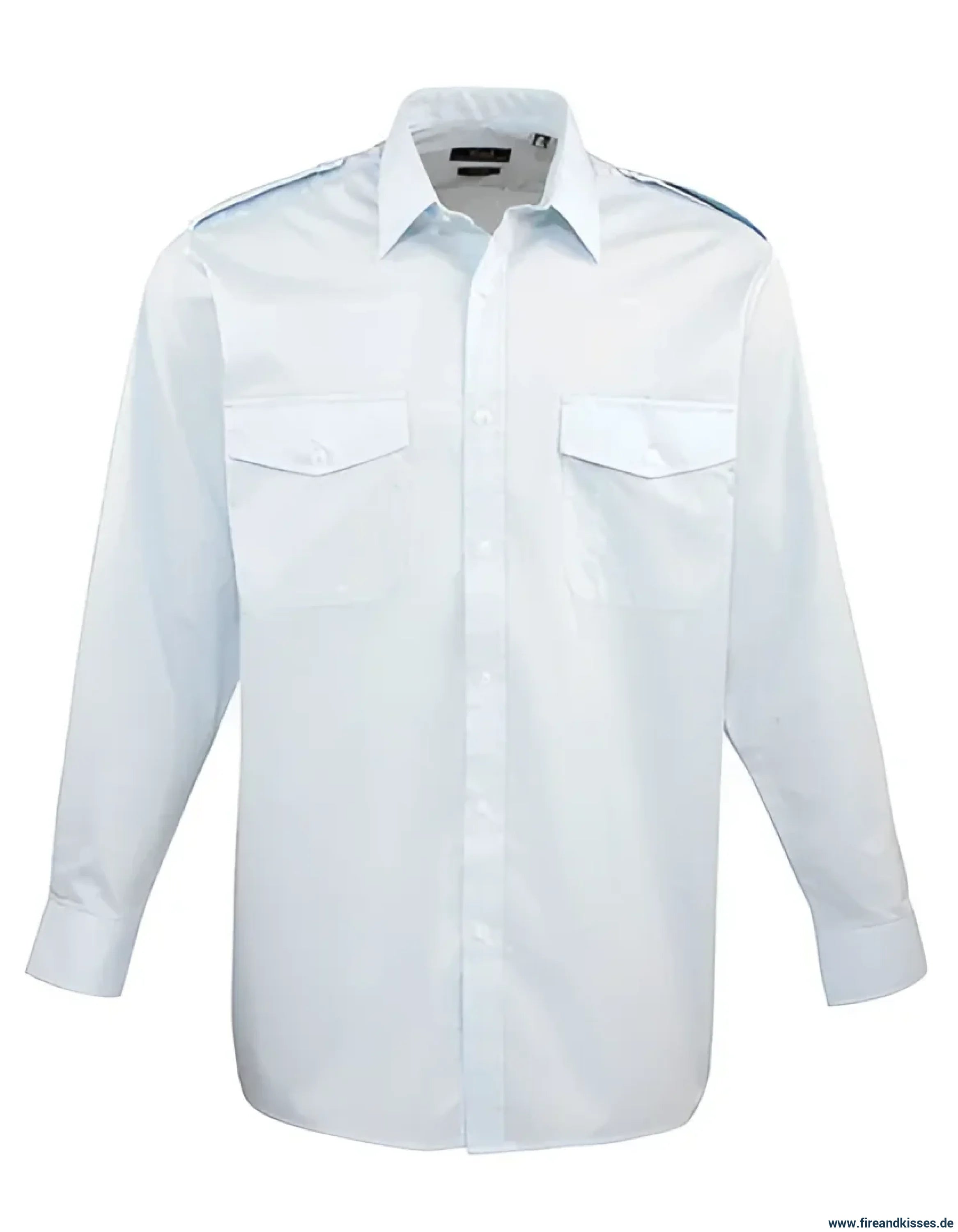 Langarm-feuerwehrhemd light blue – klassisch. Einsatzbereit. Pflegeleicht. - langarm-feuerwehrhemd light blue klassisch.