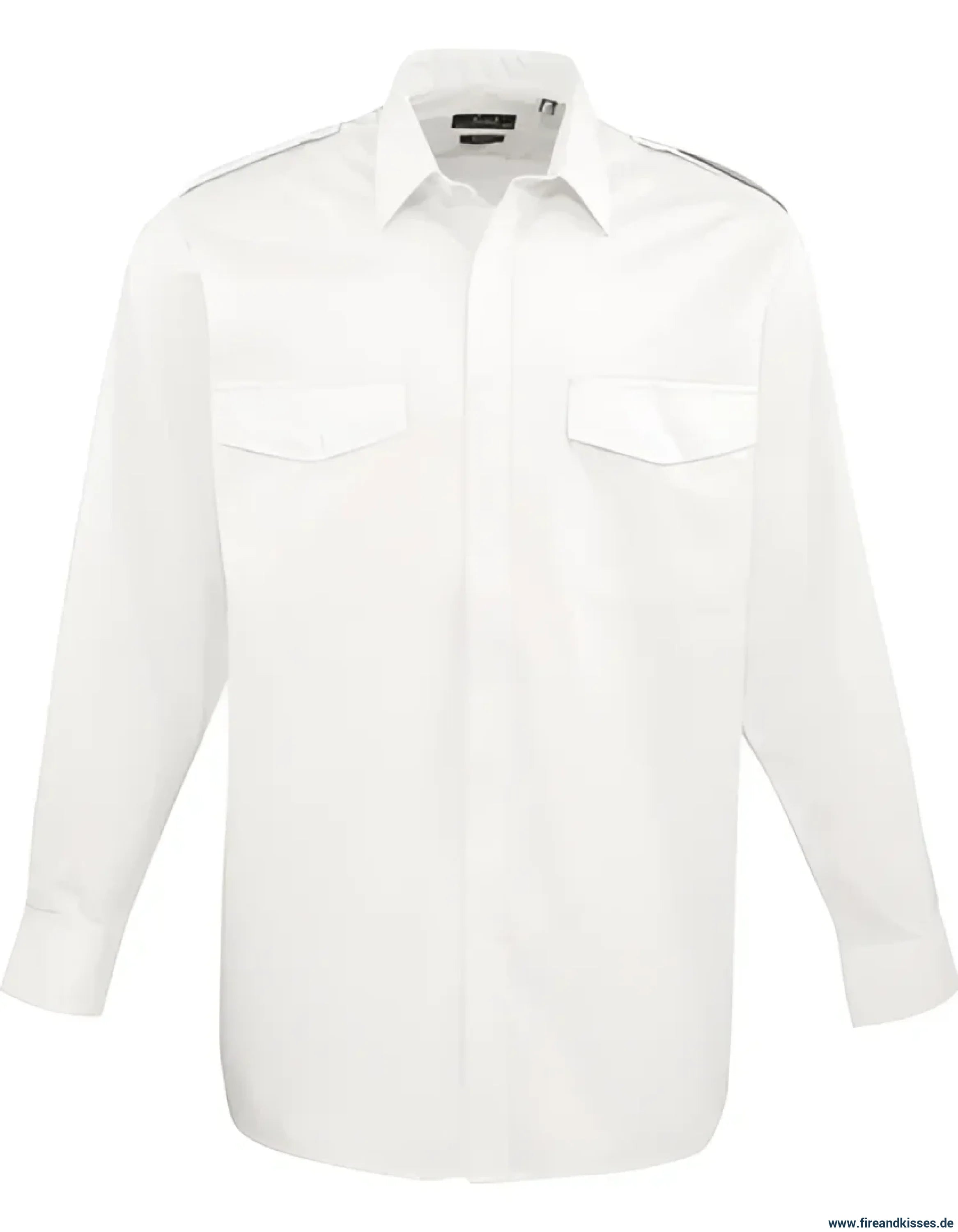 Langarm-feuerwehrhemd weiß – der bewährte klassiker für den feuerwehrdienst - langarm-feuerwehrhemd weiß der klassiker
