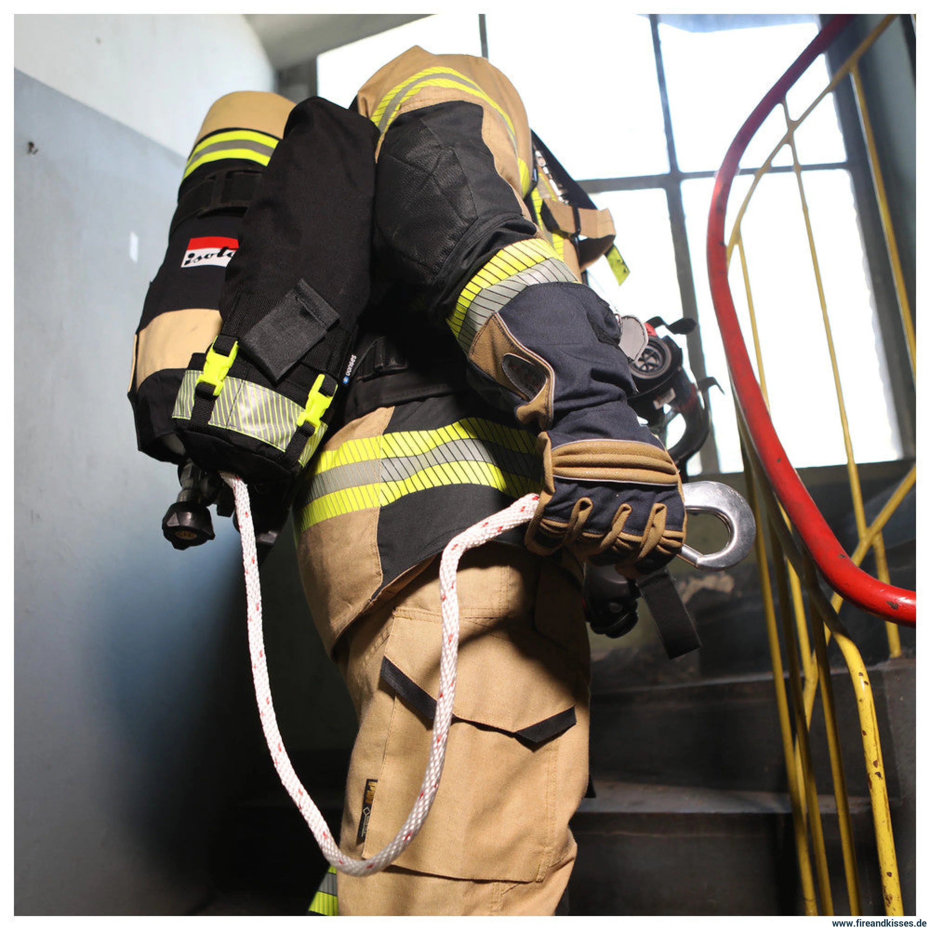 Leinenbeutel Pressluftatmer Dönges | Auslaufsicherung Selbstlösegriff 30m