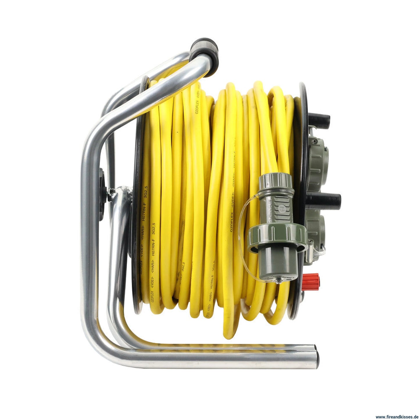 Dönges leitungsroller feuerwehr 50m din 14680 | 230v schuko ip68 | 16a - kaufen | fireandkisses