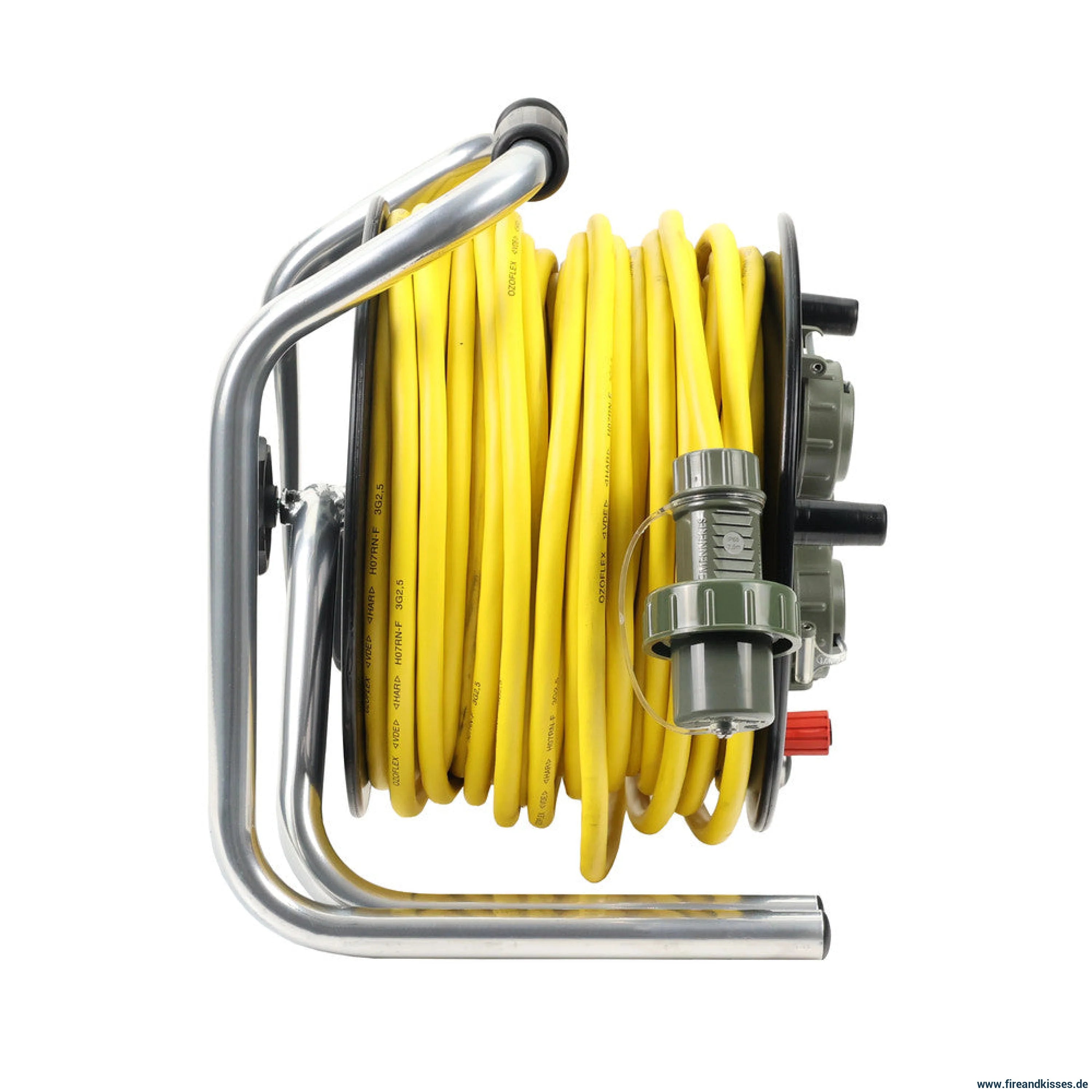 Dönges leitungsroller feuerwehr 50m din 14680 | 230v schuko ip68 | 16a - kaufen | fireandkisses