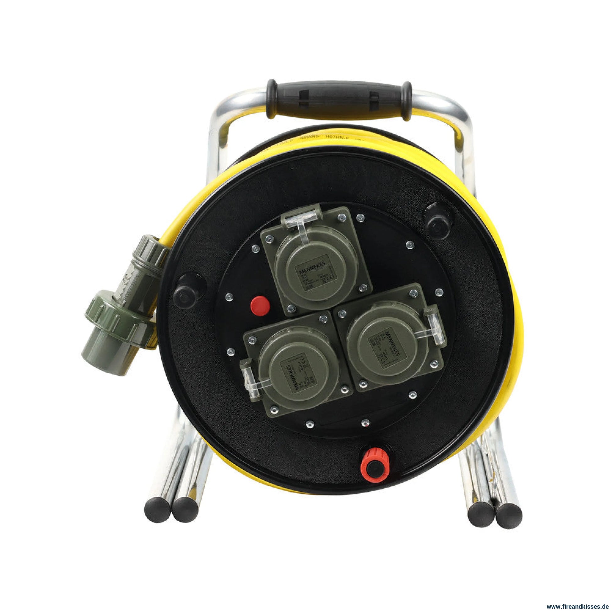 Dönges leitungsroller feuerwehr 50m din 14680 | 230v schuko ip68 | 16a - kaufen | fireandkisses