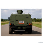 Magnetschild „achtung kolonne“ – für feuerwehr thw katastrophenschutz & militärische marschkolonnen 60 x 30 cm