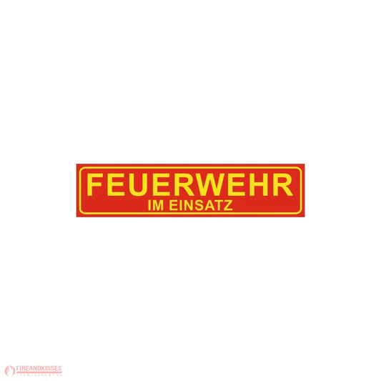 Magnetschild „FEUERWEHR IM EINSATZ“ – Qualitativ Hochwertig und Einsatzbereit Entwickelt für echte Feuerwehrprofis