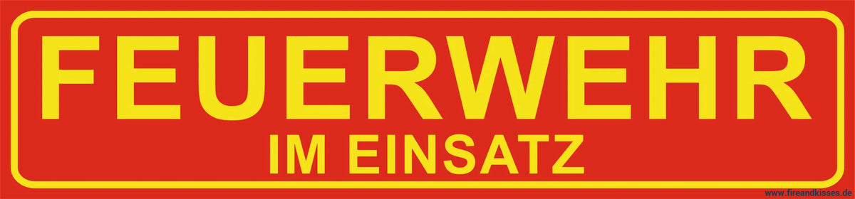 Magnetschild „feuerwehr im einsatz“ – qualitativ hochwertig und einsatzbereit entwickelt für echte feuerwehrprofis