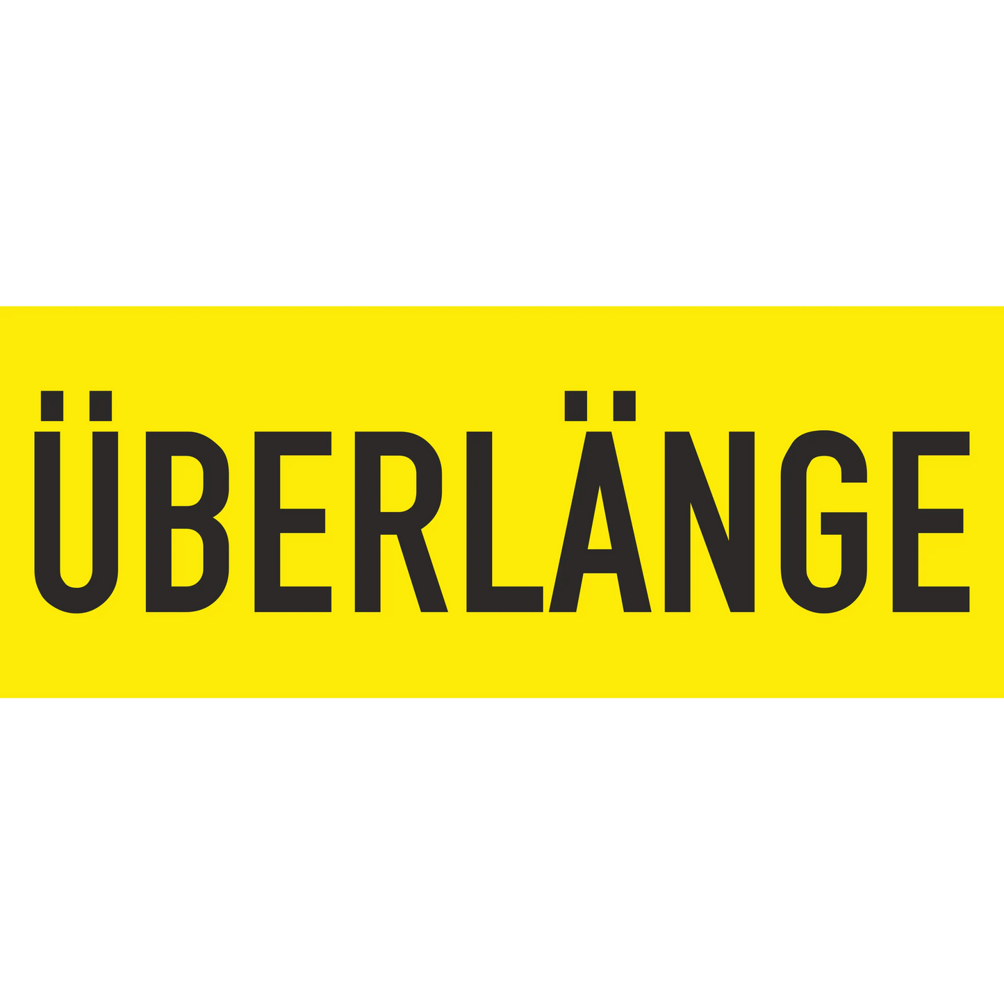 Magnetschild „überlänge“ – 800 × 300 mm - „überlänge“