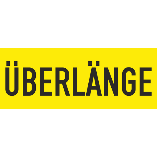 Magnetschild „überlänge“ – 800 × 300 mm - „überlänge“