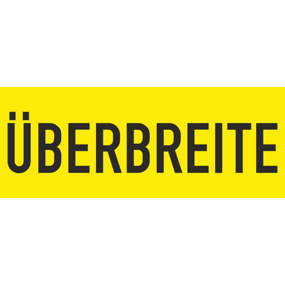 Magnetschilder-set „überbreite & überlänge“ – 2-teilig je 800 × 300 mm - magnetschilder-set „überbreite überlänge“