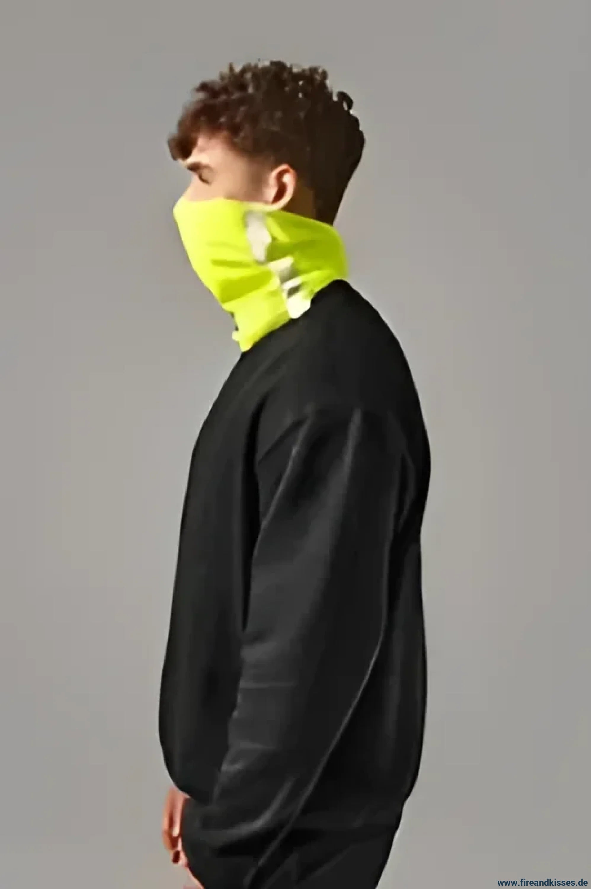 Morf® enhanced-viz –fluorescent yellow vielseitiger schlauchschal mit reflexstreifen - enhanced-viz –fluorescent yellow