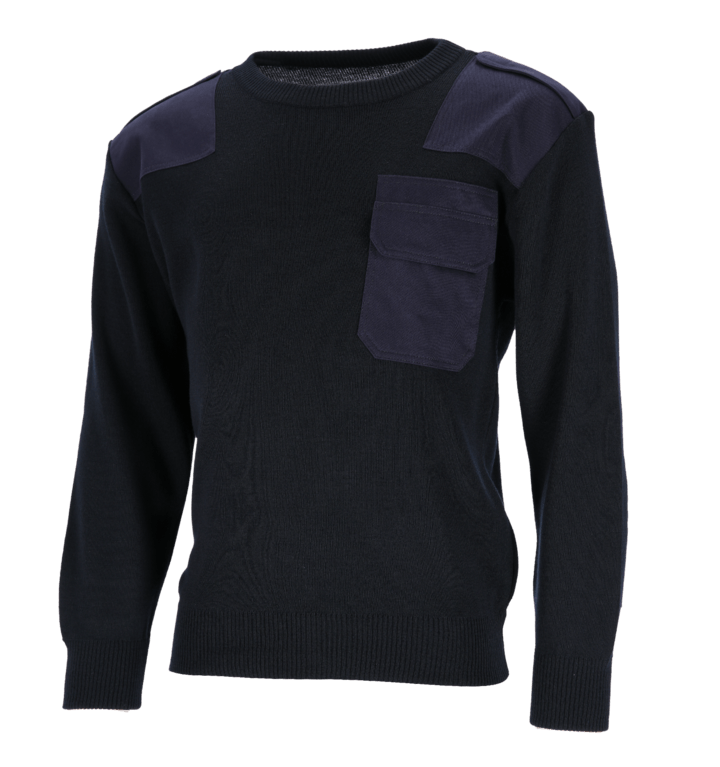 Novotex Feuerwehr Pullover Rundhals 30-100 schwarzblau
