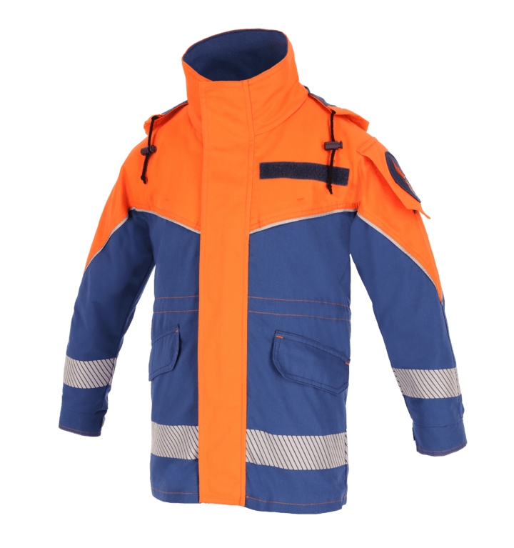 Novotex Jugendfeuerwehr Parka 12-501S Vorderansicht