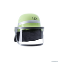 Nti kinderfeuerwehr helm – blassgelb mit reflexstreifen