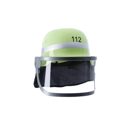 Nti kinderfeuerwehr helm – blassgelb mit reflexstreifen