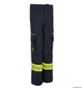 Nti kinderfeuerwehr hose – schwarzblau | passend zur kinderjacke - feuerwehrhose für kinder fireandkisses