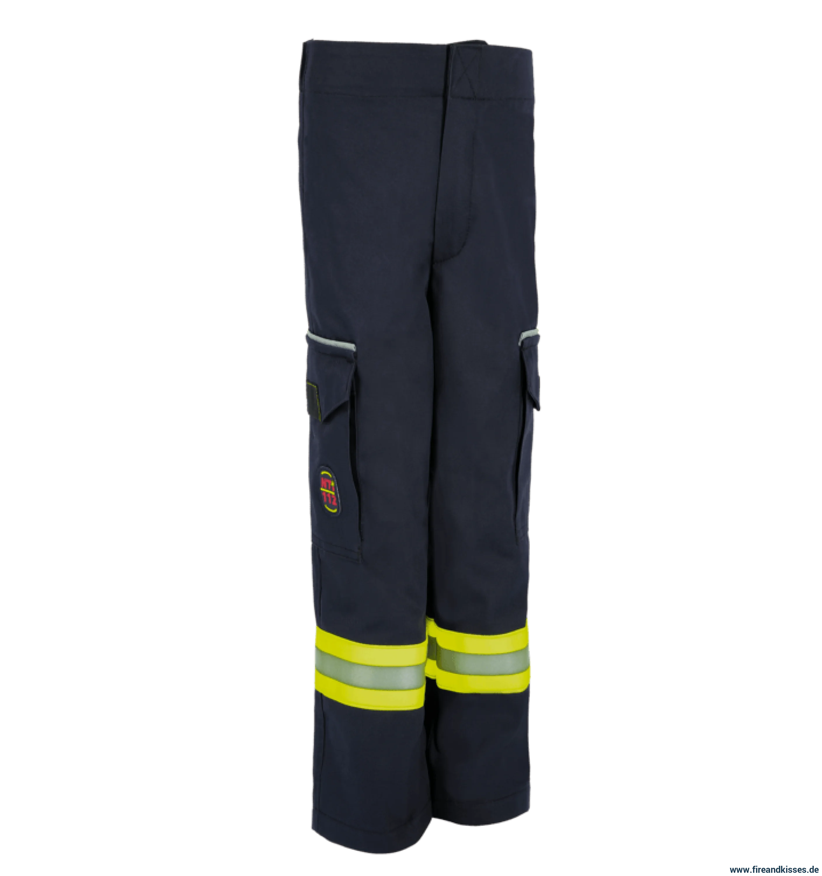 Nti kinderfeuerwehr hose – schwarzblau | passend zur kinderjacke - feuerwehrhose für kinder fireandkisses