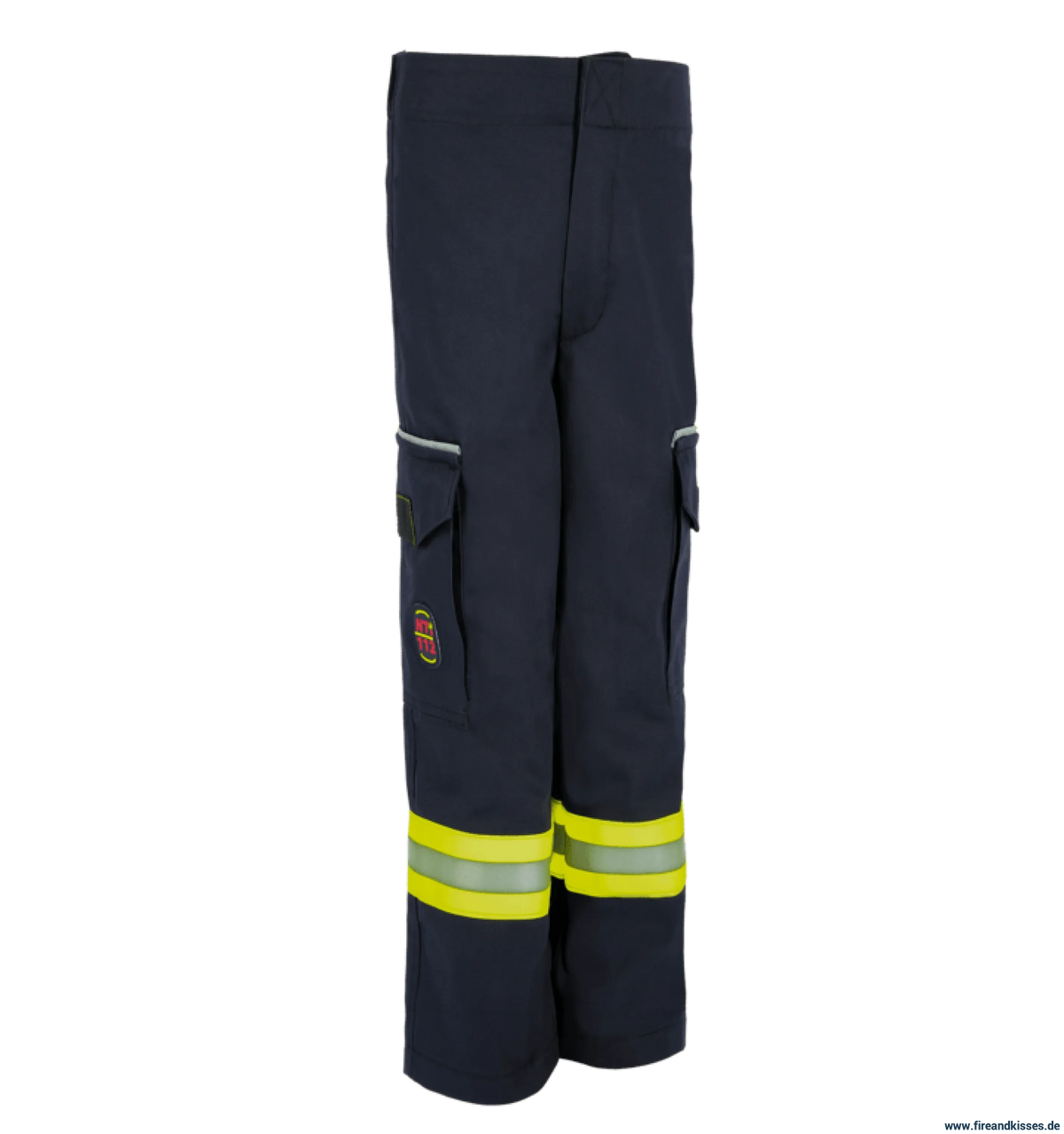 Nti kinderfeuerwehr hose – schwarzblau | passend zur kinderjacke - feuerwehrhose für kinder fireandkisses