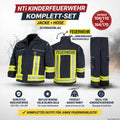 NTi Kinderfeuerwehr Set Schwarzblau Jacke und Hose Novotex-Isomat