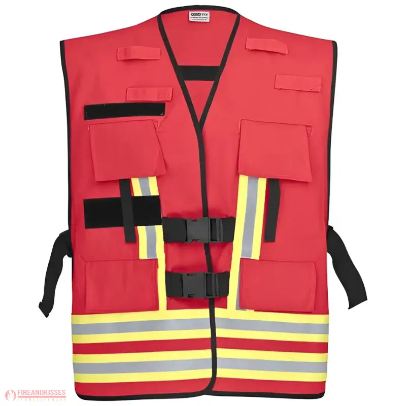 Pacotex Funktions- und Kennzeichnungsweste Rot - Fireandkisses