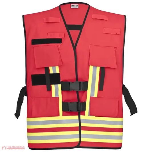 Pacotex Funktions- und Kennzeichnungsweste Rot - Fireandkisses