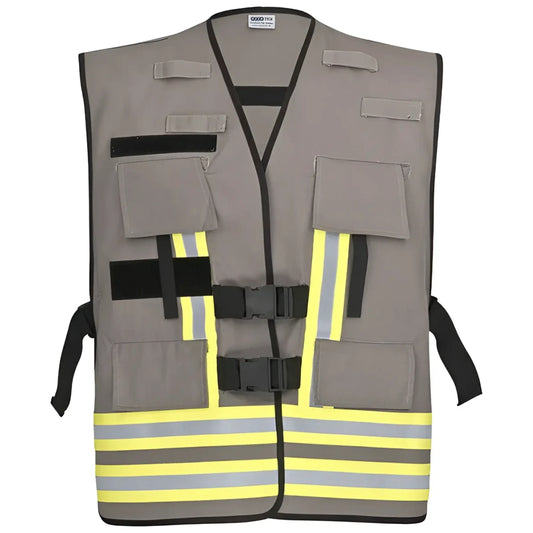 Pacotex® funktions- und kennzeichnungsweste – grau - funktionsweste funktions- kennzeichnungsweste grau