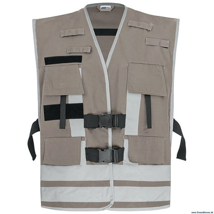 Pacotex® funktionsweste – grau | kontrastweste für einsatzpersonal - feuerwehr & rettung