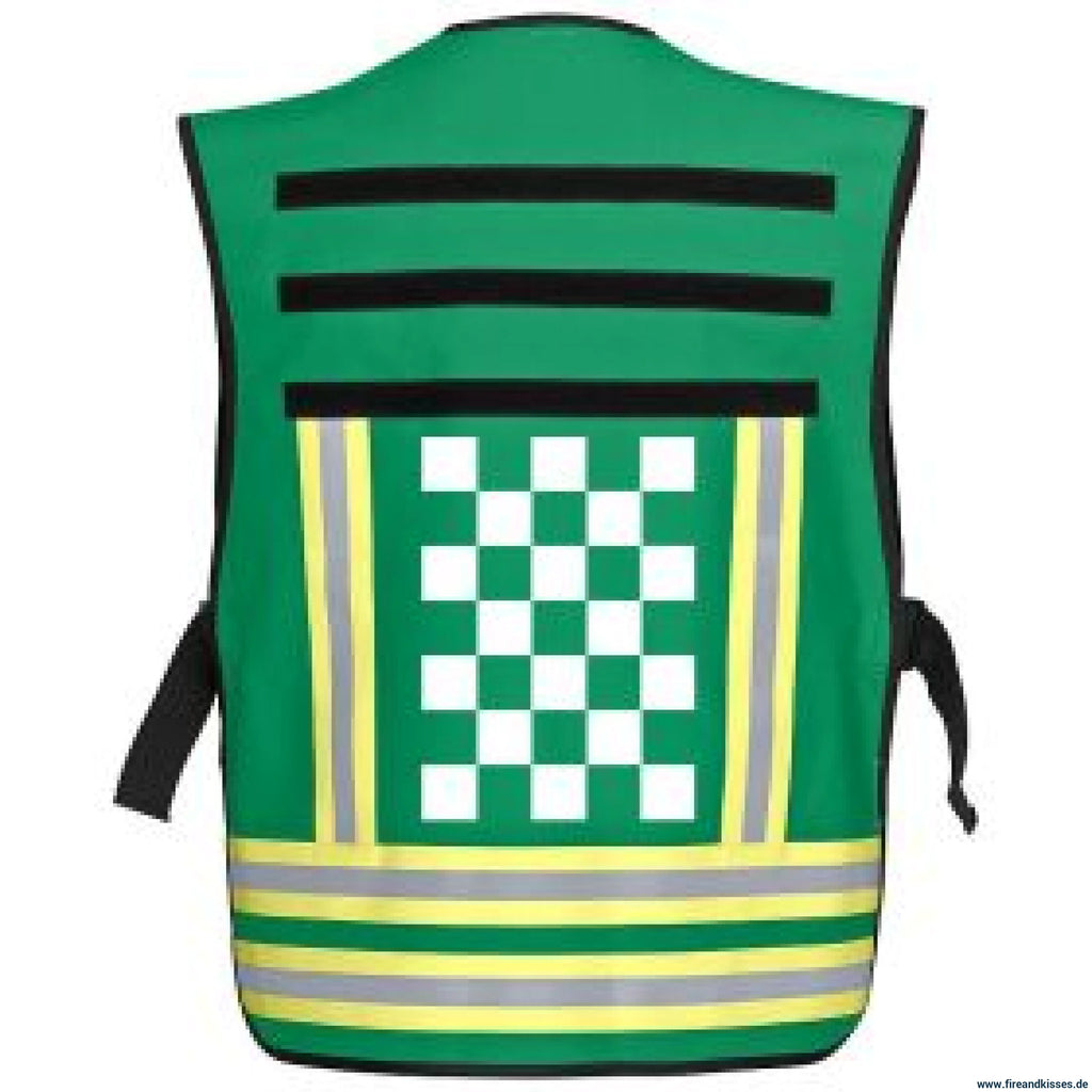 Pacotex® funktionsweste – grün mit weißem karomuster | fachberater feuerwehr niedersachsen