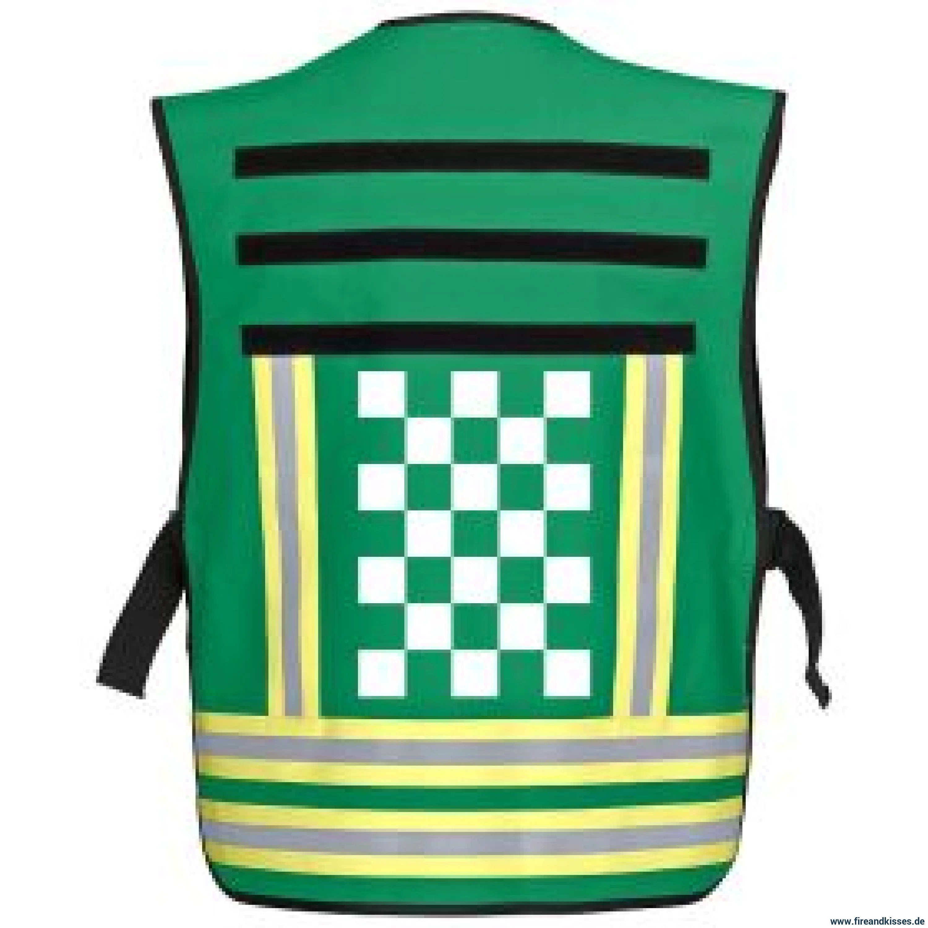 Pacotex® funktionsweste – grün mit weißem karomuster | fachberater feuerwehr niedersachsen