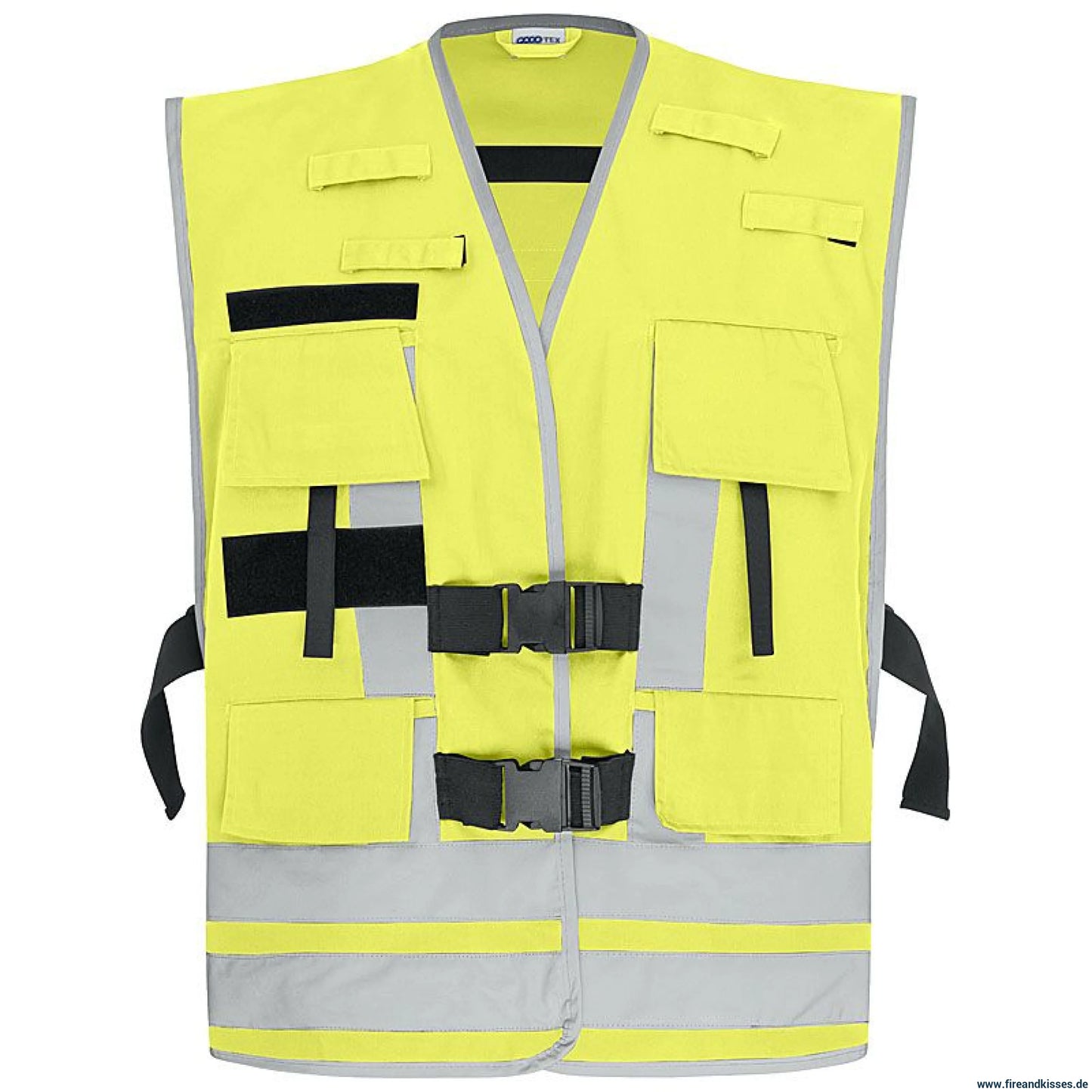 Pacotex® funktionsweste – leuchtgelb | kontrastweste für einsatzpersonal