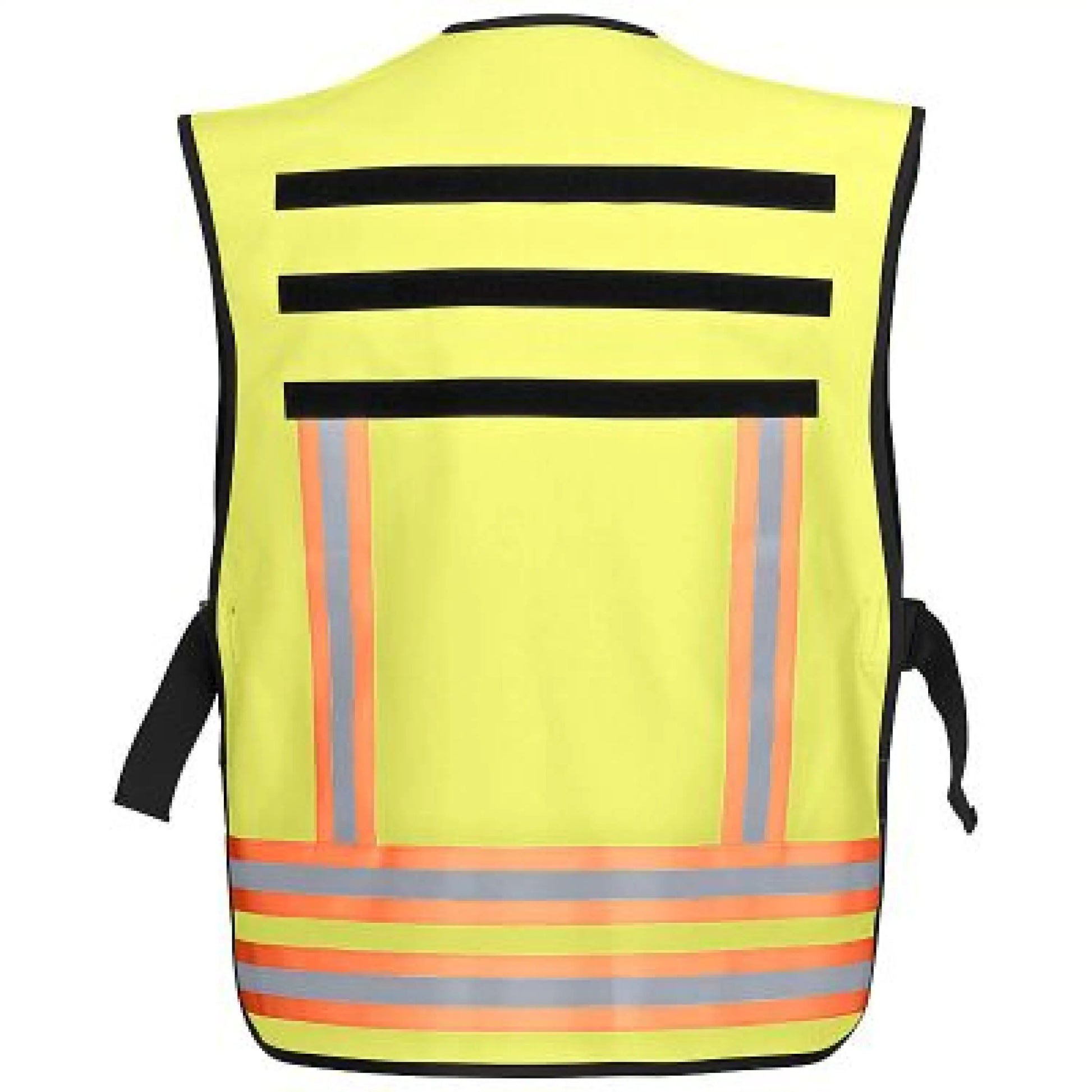 Pacotex® funktionsweste – leuchtgelb mit rot-silber-rot reflexband - pacotex® funktionsweste leuchtgelb