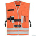 Pacotex® funktionsweste – leuchtorange | kontrastweste für einsatzpersonal - feuerwehr & rettung