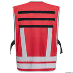 Pacotex® funktionsweste – rot | kontrastweste für einsatzpersonal - feuerwehr & rettung