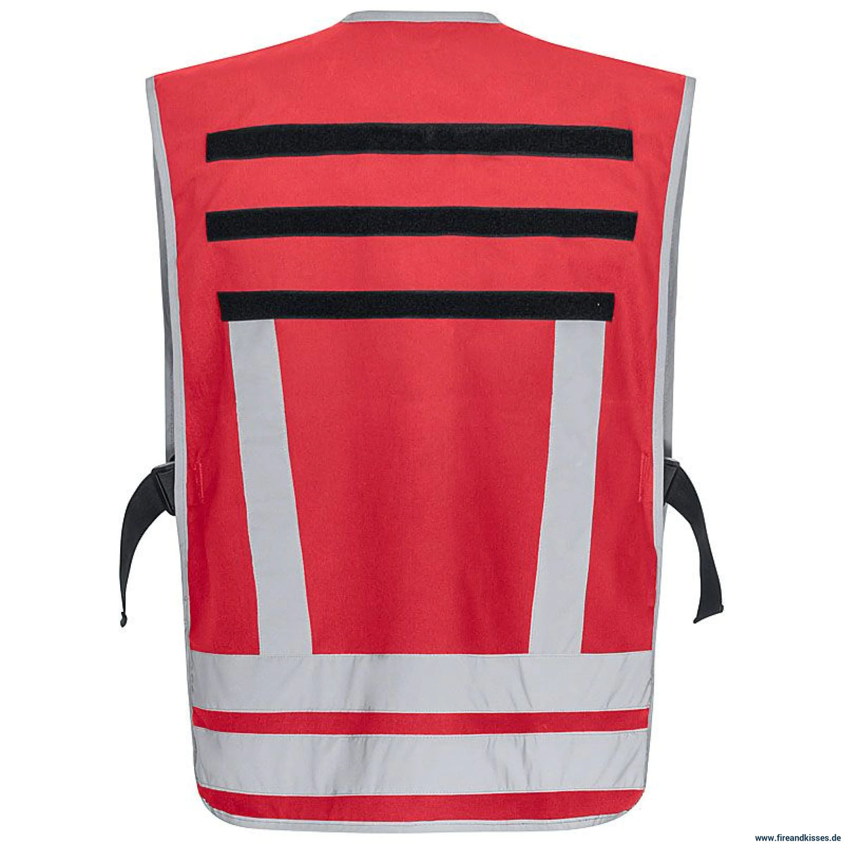 Pacotex® funktionsweste – rot | kontrastweste für einsatzpersonal - feuerwehr & rettung