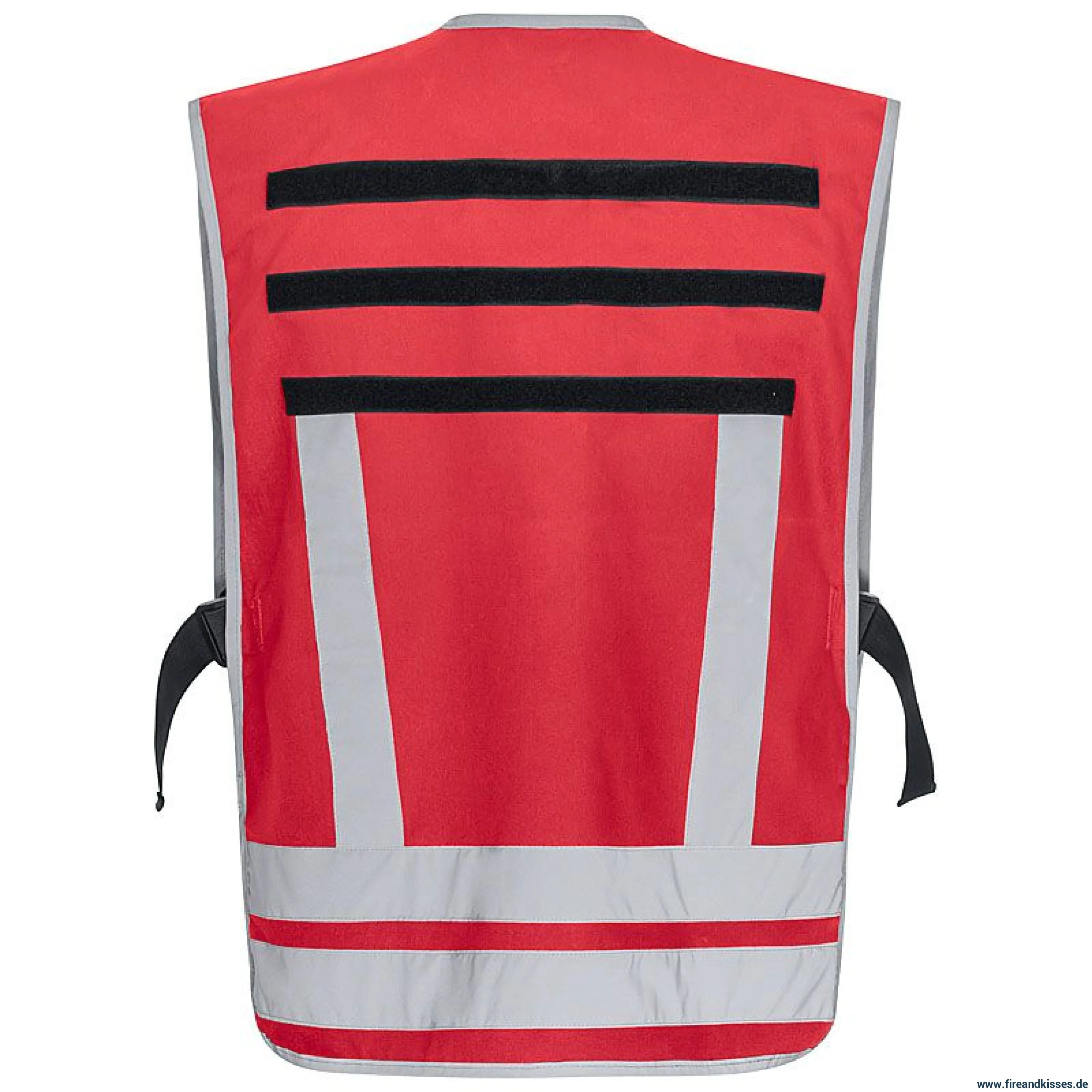 Pacotex® funktionsweste – rot | kontrastweste für einsatzpersonal - feuerwehr & rettung