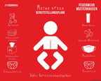 Abwischbare Feuerwehr-Babyauflage aus PVC-Bannerfolie